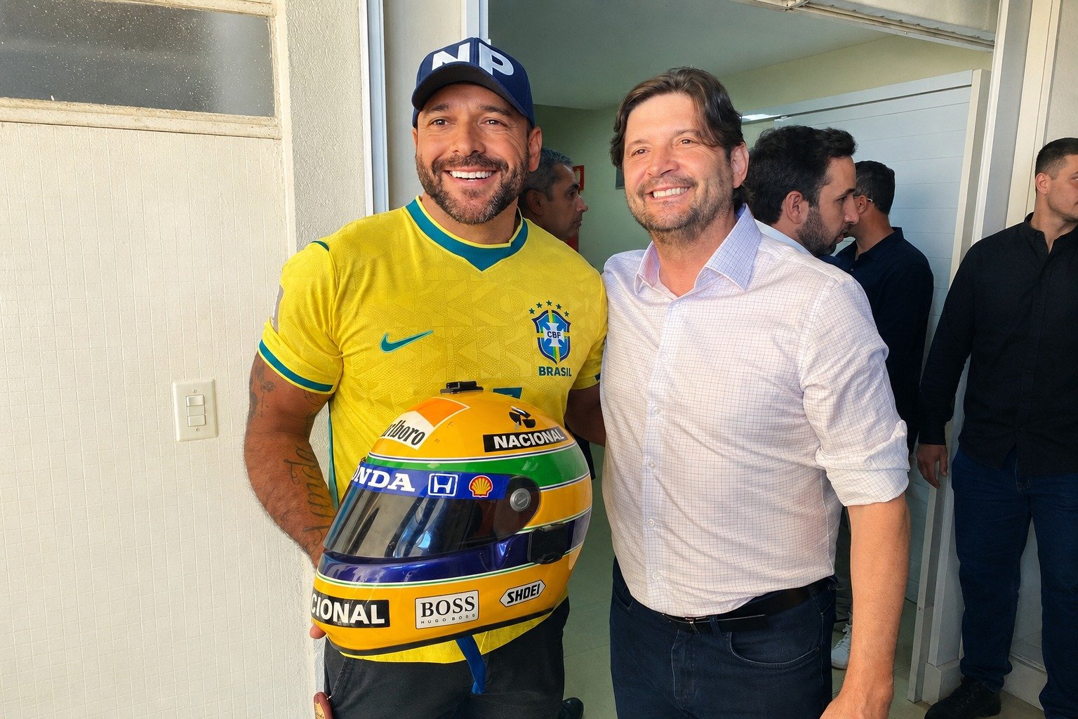 Nando Pinheiro e André do Prado, Presidente da Assembleia Legislativa de São Paulo e pré-candidato a senador da república pelo PL